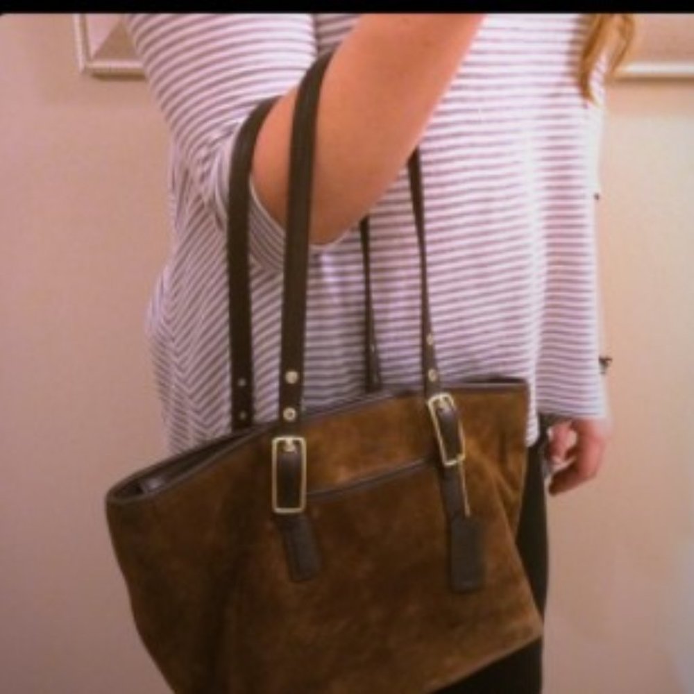 Coach Suede Shoulder bag